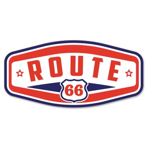 【RT 66】ステッカー ラージ Route 66 Hex 66-SP-ST-1147