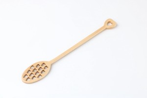 ☆甘く可愛いハート型！【木製】wooden cutlery・ハニースプーン  ナチュラルハート