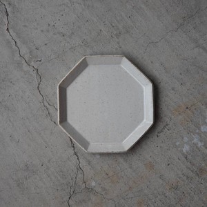 寿山窯 angle アングル 18.5cmプレート ホワイト[日本製/美濃焼/洋食器]