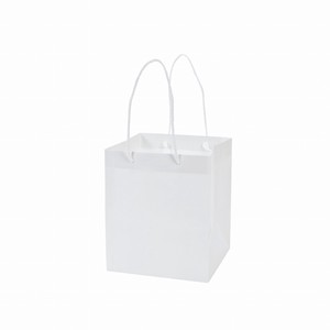アレンジバッグSS　白　5枚入　紙袋　フラワーアレンジメント　手提げ袋　店舗用資材