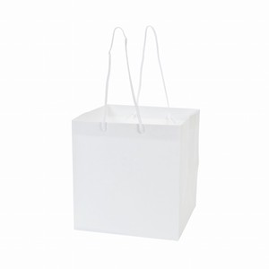 アレンジバッグS　白　5枚入　紙袋　フラワーアレンジメント　手提げ袋　店舗用資材