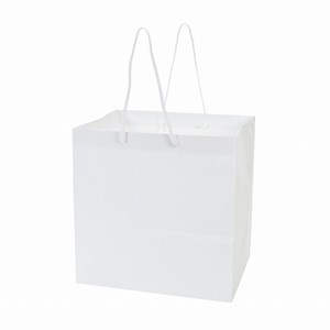 アレンジバッグM　白　5枚入　紙袋　フラワーアレンジメント　手提げ袋　店舗用資材