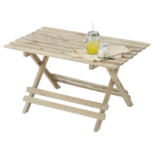 【パセオ】折り畳み式ウッドテーブル