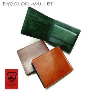 Bifold Wallet Bicolor Made in Japan