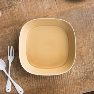 Mino ware Main Plate Mustard Western Tableware Made in Japan