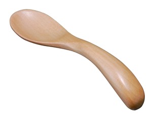 小さなお子様でも持ちやすいかたち【木製】【定番】wooden cutlery/　キッズスプーン　ナチュラル