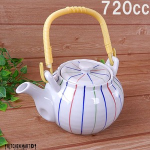 Japanese Teapot Earthenware For Guests Pottery Tea Pot 4-go 720cc