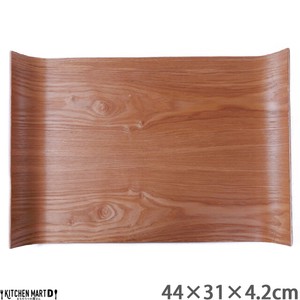 44cm×31cm アール型 木製 木 トレー ウイローウッド トレイ プレート ウッド 天然木 合板 お盆