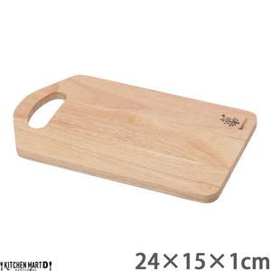ボヌール Bonheur 取っ手付き 24×15cm カッティングボード S まな板 木製 木 食器 プレート ウッド 天然木