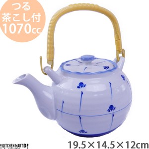 土瓶 6号(1070cc) めばえ どびん 急須 茶こし付 業務用 陶器 食器 法事 ラッピング不可