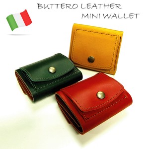 Trifold Wallet Leather Made in Japan