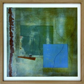 アートフレーム　ベン・ニコルソン Ben Nicholson June,1961(green goblet and blue square)