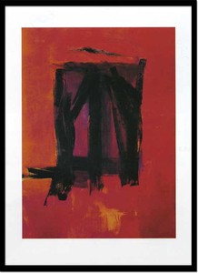 アートフレーム　フランツ・クライン Franz Kline Red painting,1961