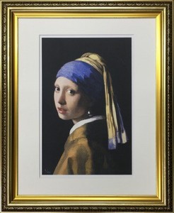 アートフレーム　名画　ヨハネス・フェルメール Johannes Vermeer 真珠の耳飾りの少女