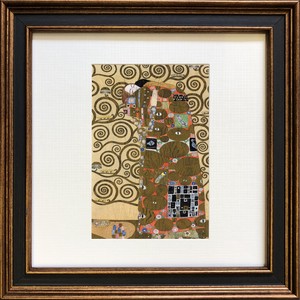 アートフレーム　名画　 Gustav Klimt  Square Frame 抱擁