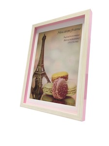 額縁　マカロンフレーム Macaron frame Pink　A4(B5サイズマット付)