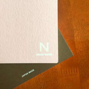 ノンブルノート「N」（#05キャンディピンク×チョコレート）Nombre Notebook N