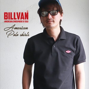 BILLVAN ワンポイント ダイヤロゴ 鹿の子ポロシャツ ビルバン