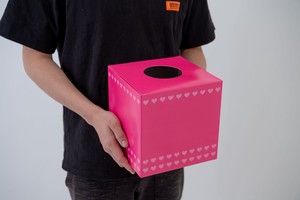 パーティグッズ・ピンクの抽選箱
