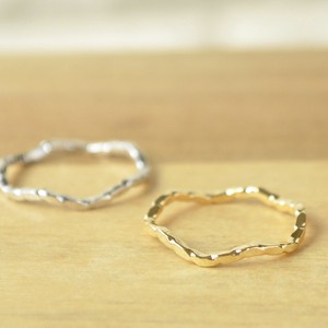 Stainless-Steel-Based Ring Rings Simple 2-colors