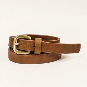 Belt Brown Cattle Leather Genuine Leather 1.6cm