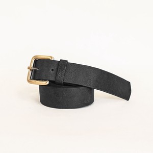 Belt Cattle Leather black Genuine Leather 3.0cm