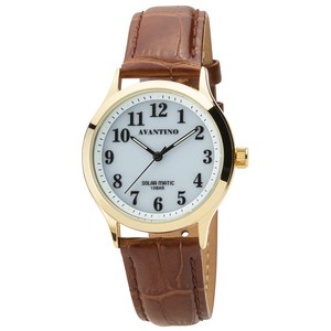 Analog Watch Genuine Leather M Men's Made in Japan