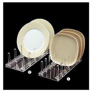 アクリル皿立て　業務用　ディスプレイ　アクリル製展示台　食器什器