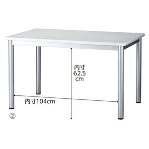 ミーティングテーブル ソフトエッジ W120cm