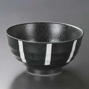 Mino ware Donburi Bowl Ramen Stripe Pottery Made in Japan