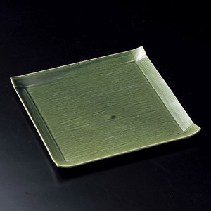 織部コヨリ大皿 24.5cm角皿 美濃焼 和食器 日本製