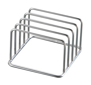 EBM Stainless Steel Mini Cutting Board Stand for four