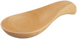 Wooden Beech Tree Spoon Shaped Plate 11.7×4.9×2.8cm