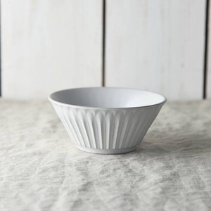Mino ware Donburi Bowl Rustic White Shush-grace M Western Tableware Made in Japan