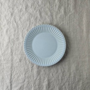 Mino ware Small Plate Blue Saucer Shush-grace M Western Tableware Made in Japan