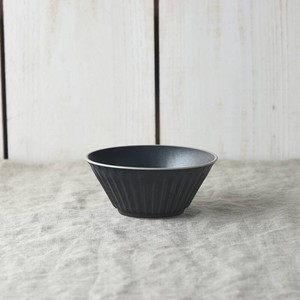 Mino ware Side Dish Bowl black Shush-grace M Western Tableware Made in Japan
