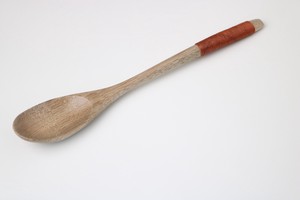 マルチに使える大きさと長さ【木製】wooden/木製マルチスプーン　糸巻茶