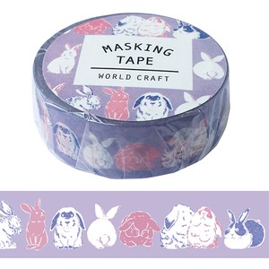 Washi Tape Sticker Washi Tape Animals Rabbit Stationery 15mm