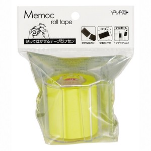 メモックロールテープ蛍光カラーレモン RK-50CH-LE