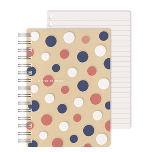 Notebook A6 Size W Ring Note Made in Japan
