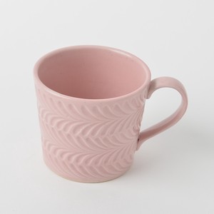 Hasami ware Mug Pink Rosemary Made in Japan