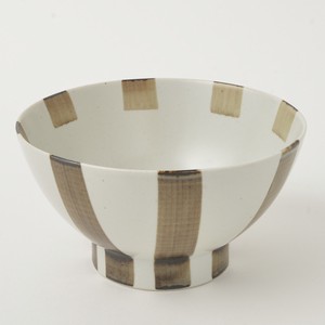 Hasami ware Donburi Bowl Stripe Made in Japan