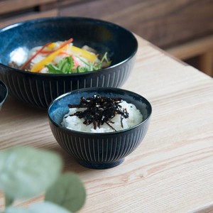 Mino ware Rice Bowl Indigo M Made in Japan