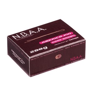 N．B．A．A．アメリカピン　NB-P01　ダークブラウン　200g