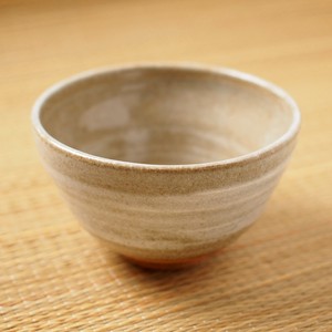 灰粉引　碗形抹茶碗　美濃焼（日本製）