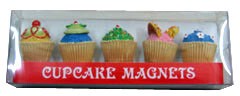 Magnet/Pin Mini Magnet Set Cupcakes
