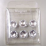 Magnet/Pin Mini Magnet Clear