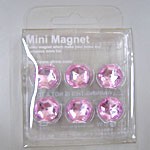 Magnet/Pin Pink Mini Magnet