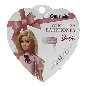 Earphones Pink Barbie