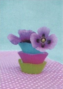 ■輸入ポストカード■ フランス直輸入★Purple poppies（紫色のポピー）